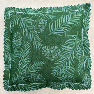 Balsam Fir Aromatherapy Sachet - Evergreen Green