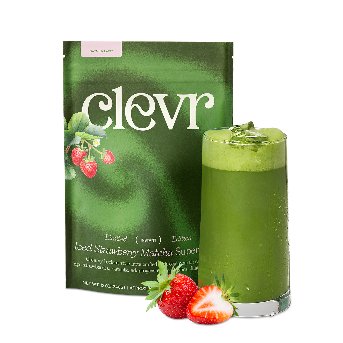 Iced Strawberry Matcha SuperLatte (14 Lattes)