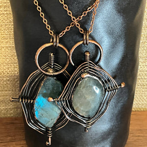 Twilight Labradorite Copper Necklace