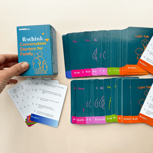 Rethink! Conversation Starters for Families 100 Cards