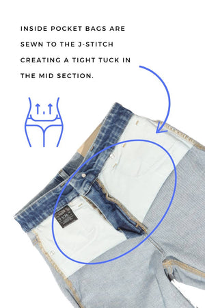 TUMMY CONTROL HIGH RISE CUFFED WIDE LEG JEANS