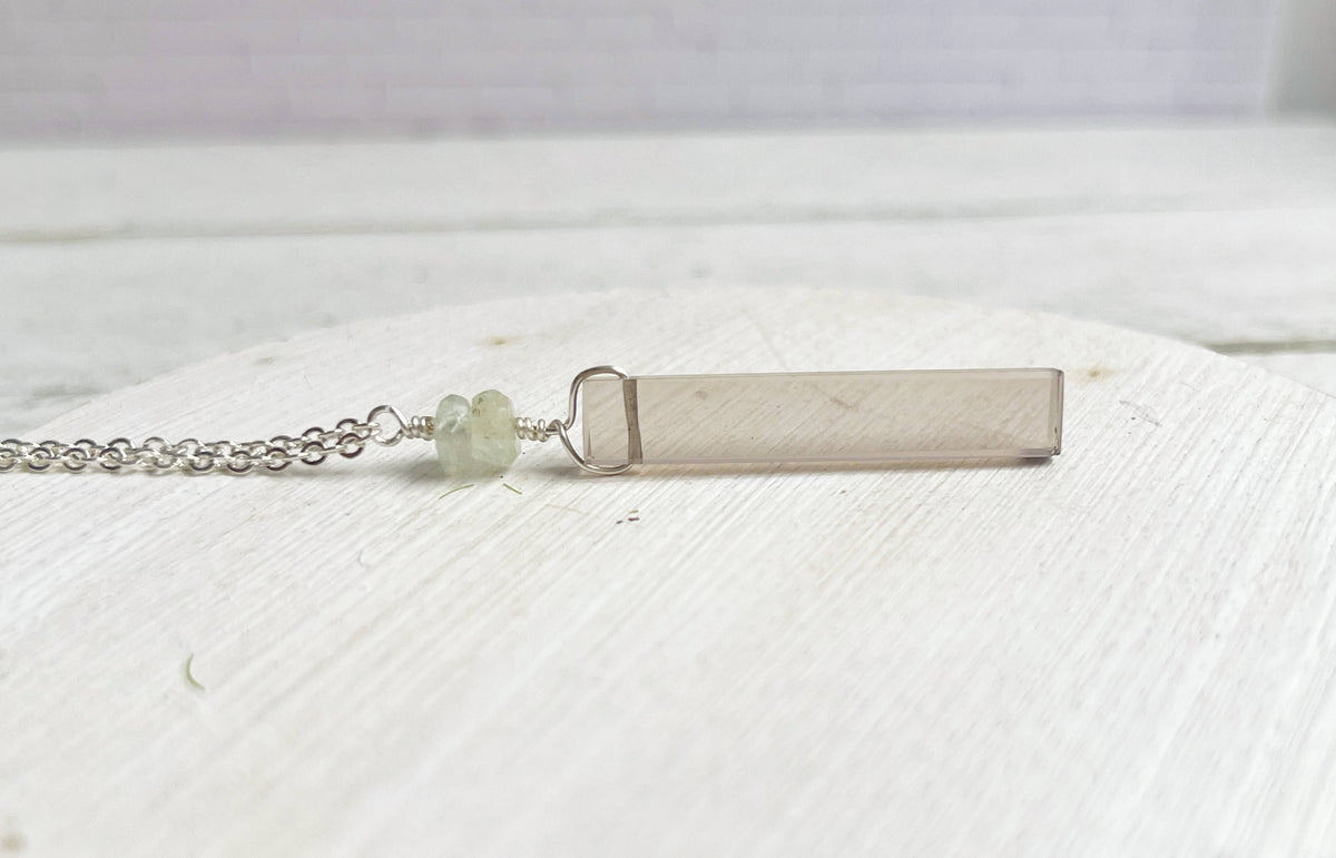 Smoky Quartz Stick Necklace