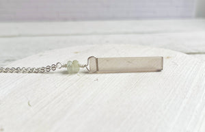 Smoky Quartz Stick Necklace