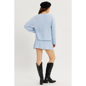Cloud Soft Oversized V-Neck Sweater with Bell Sleeves