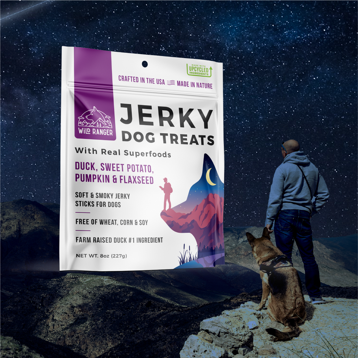 Wild Ranger Duck Jerky Dog Treats (6ct)