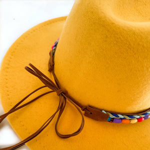 Boho/Multi Color Beaded Hat Band