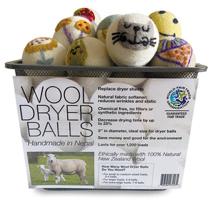 Fair Trade Wool Dryer Balls