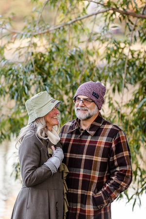Upcycled Sweater Slouch Beanie