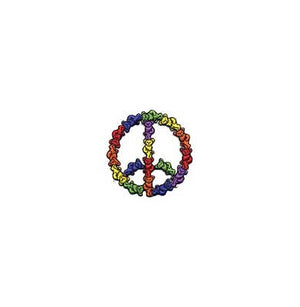 Grateful Dead Dancing Bear Peace Sign Patch