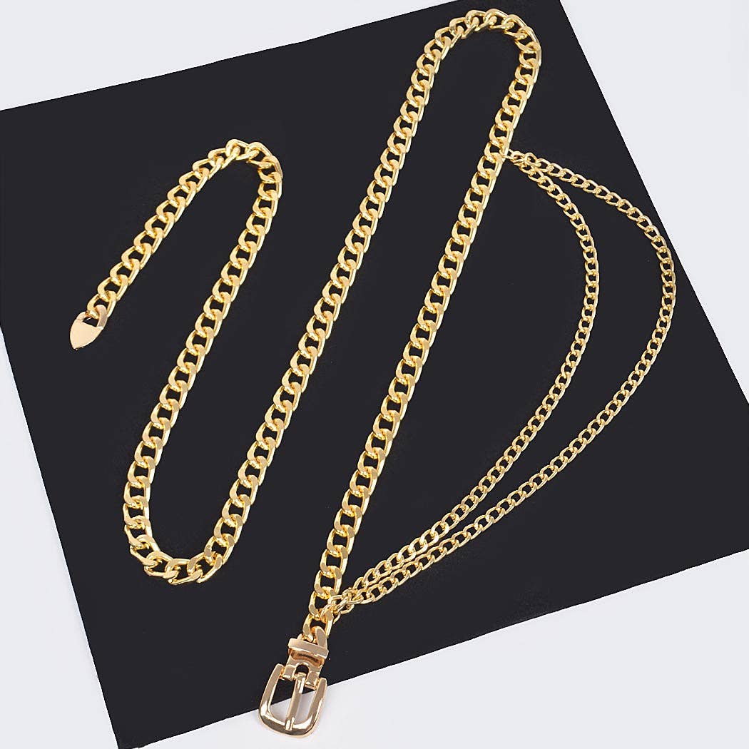 Chain Buckle Belt