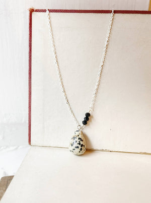 Dalmatian Drop Necklace