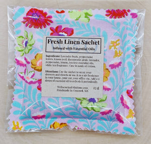 Fresh Linen Aromatherapy Sachet Pink