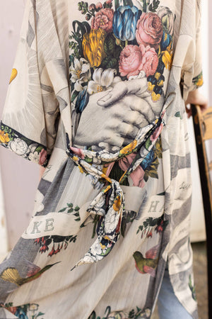 Take My Hand Opera Duster Full Length Kimono Robe