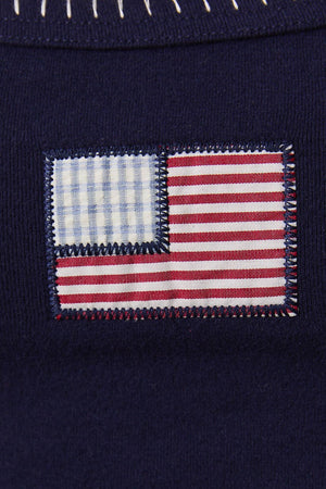 TANK TOP WITH AMERICAN FLAG ON FRONT