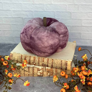 Large Purple Tie-Dye Pumpkin