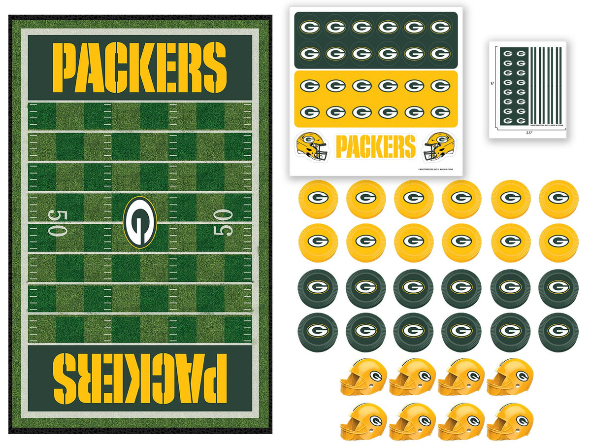 Green Bay Packers Checkers Board Game
