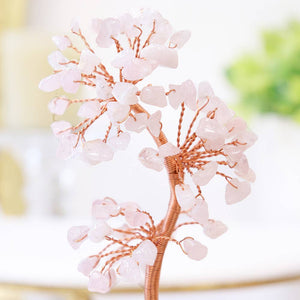 Rose Quartz Tree of Life