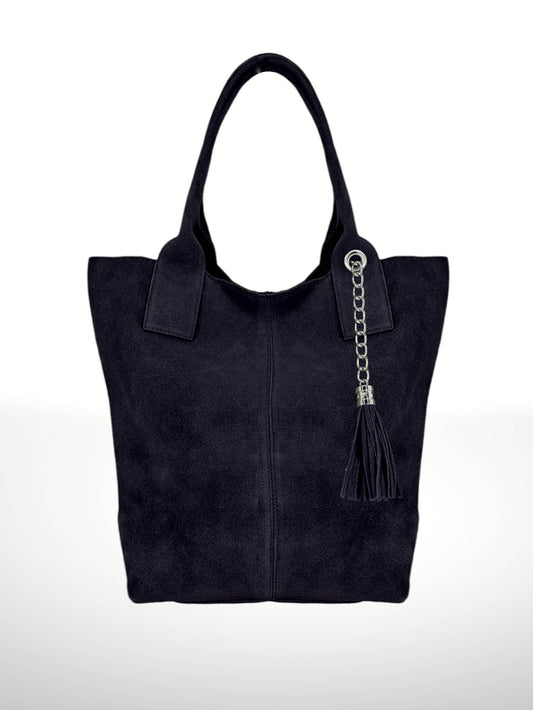 Marely Suede Leather Tote Bag