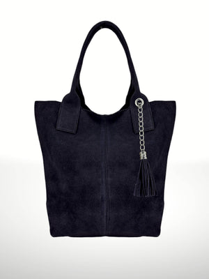 Marely Suede Leather Tote Bag