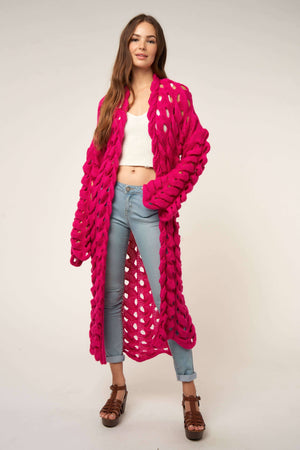 Open Knit Cardigan