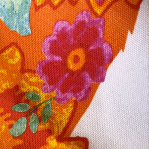 Fox floral cotton apron