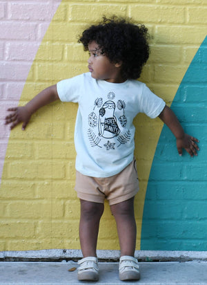 Free Spirit Sloth Kids Tee