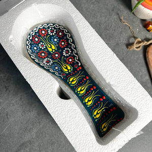 Ceramic Spoon Rest, Handmade Kitchen Decor, Spoon Holder