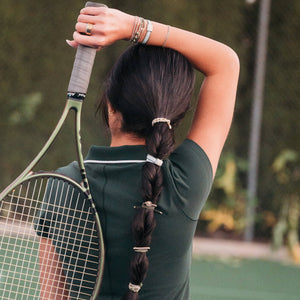Ace Tennis Hair Tie Bracelet Set