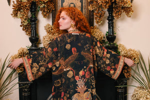 Heart of Gold Opera Duster Kimono Robe - Sacred Heart