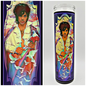 Prince When Doves Cry Prayer Candle