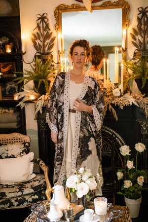 The Looking Glass Bamboo Duster Kimono Robe