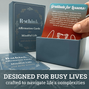 Rethink! Affirmation Cards for a Mindful Life 95 Cards
