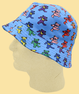 Grateful Dead Dancing Bear Bucket Hat – Wysdohm display picture 1
