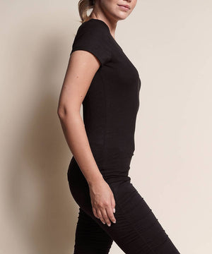 BAMBOO BASIC CREW NECK TOP