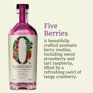 CeroCero Five Berries Non-Alcoholic Gin 0.0% ABV
