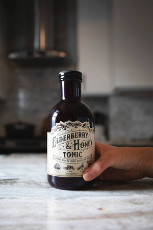 Elderberry and Honey Tonic, 16 oz