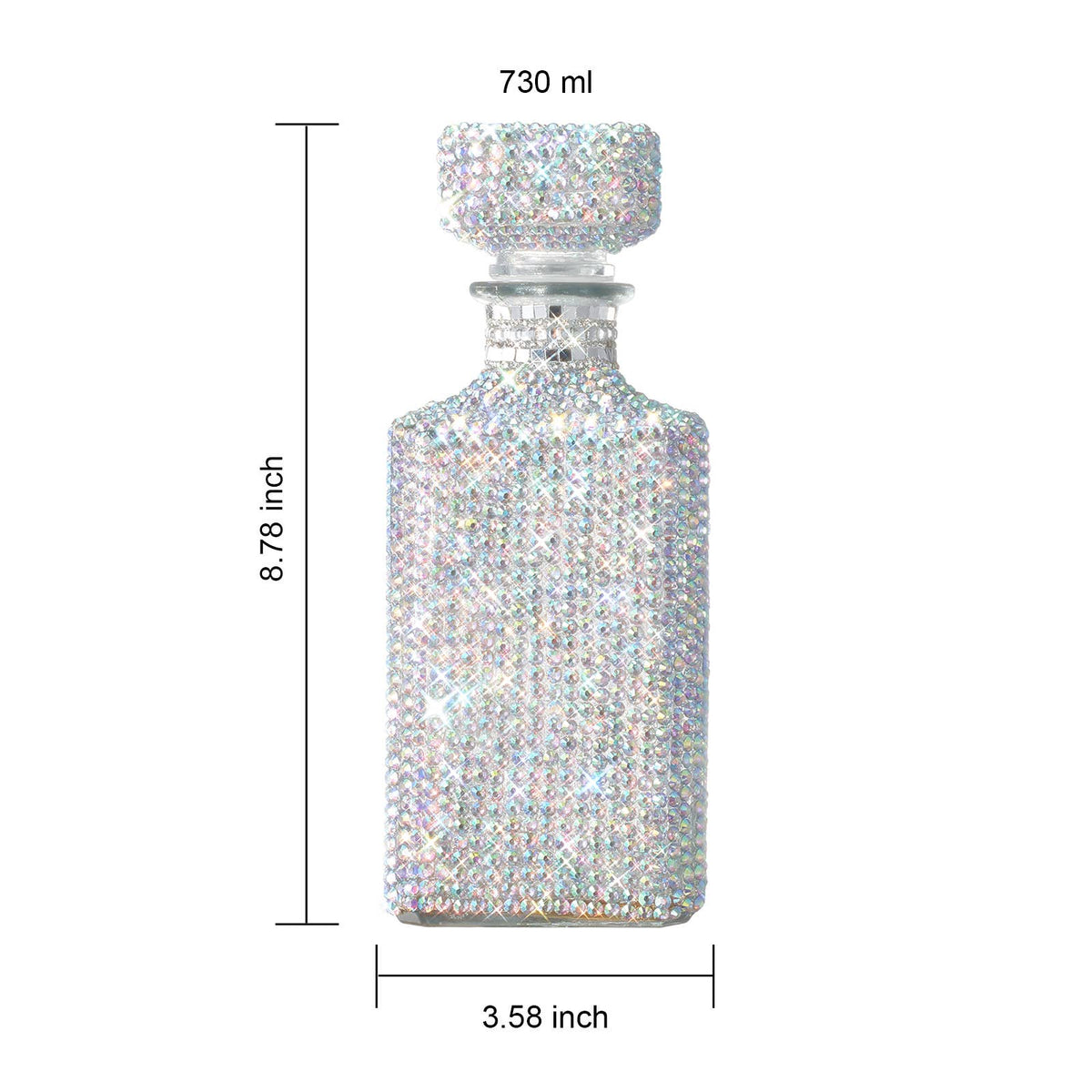 Diamond Rhinestone Bling Decanter - 730 ml