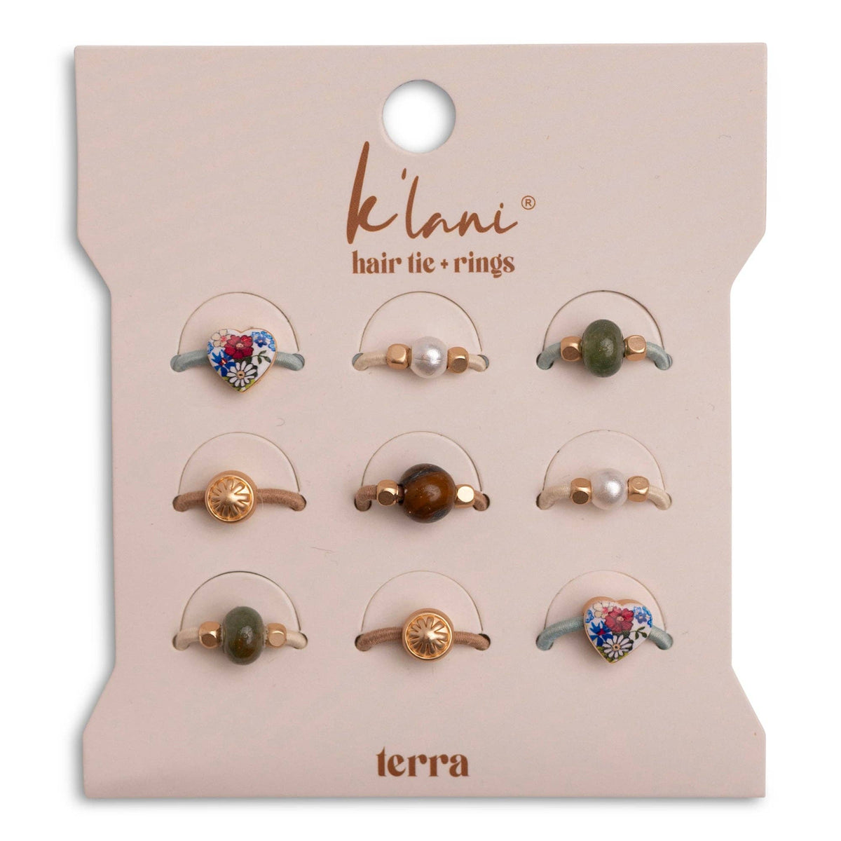 Terra Hair Tie Ring Set