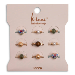 Terra Hair Tie Ring Set