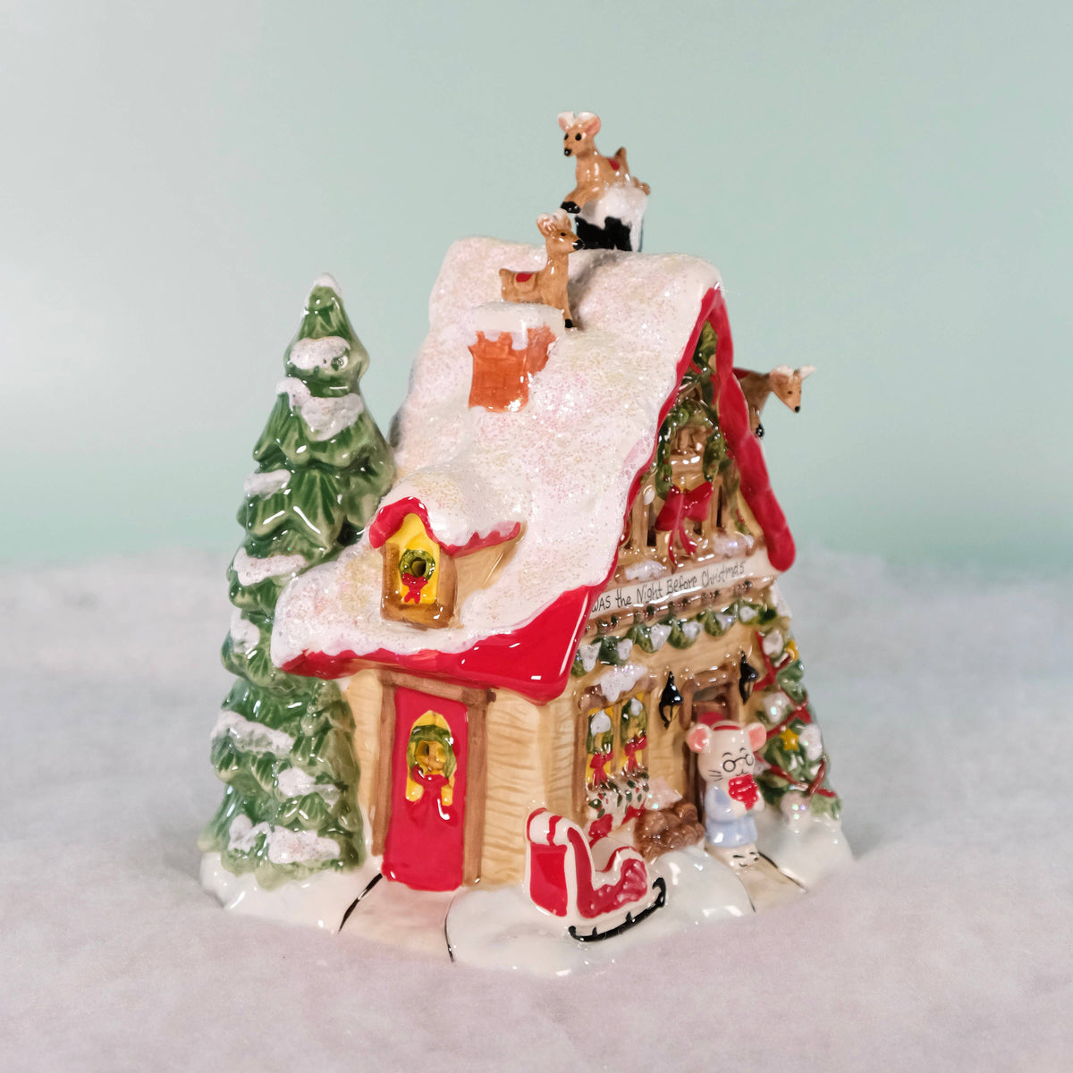 'Twas the Night Before Christmas Candle House