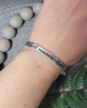 Collect Beautiful Moments Aluminum Cuff