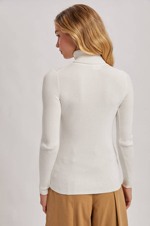 Essential Rib Turtleneck Pullover