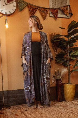 Earthy Boho Duster Robe