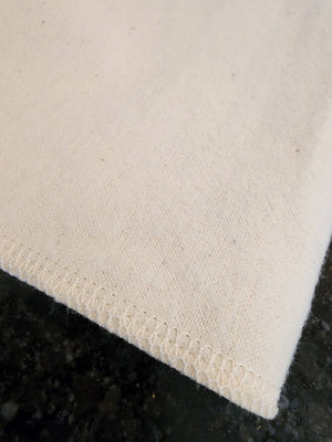 Unbleached Organic Cotton Flannel for Castor Oil Packs