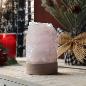Rose Quartz LED Lamp
