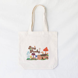 "Stay Funky" Organic Cotton Tote Bag - Simple Ecology