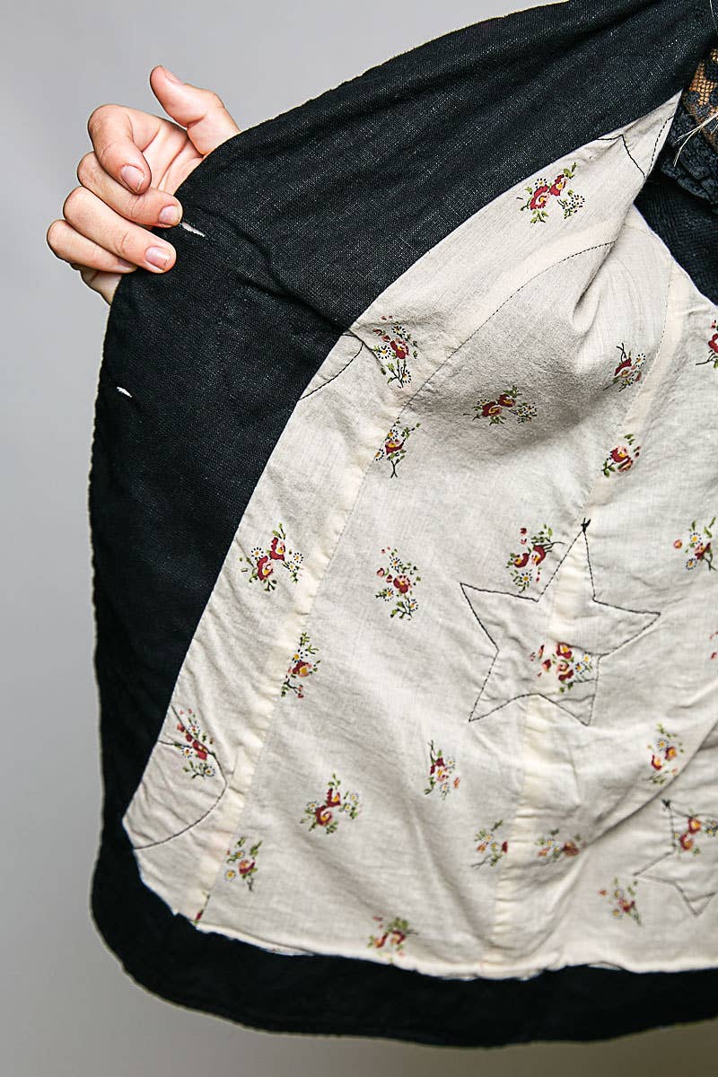 Star & Heart Appliqué Relaxed Blazer