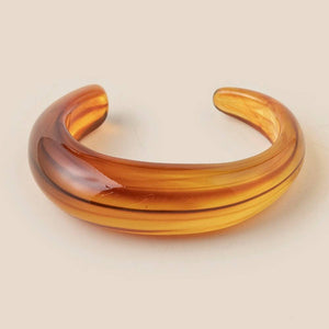 Transparent Resin Cuff Bracelet