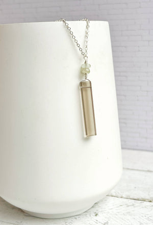 Smoky Quartz Stick Necklace