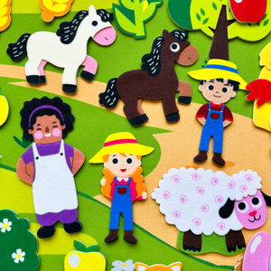 Felt Board Farm for Kids